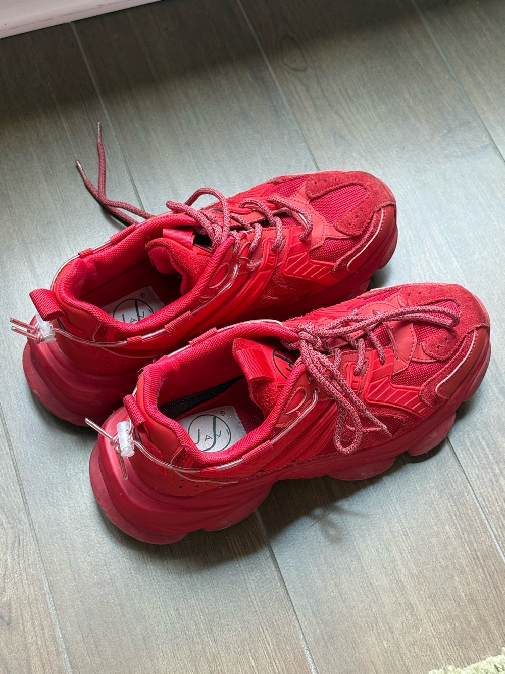 Javi Red Athletic Sneakers - Men's US 8.5